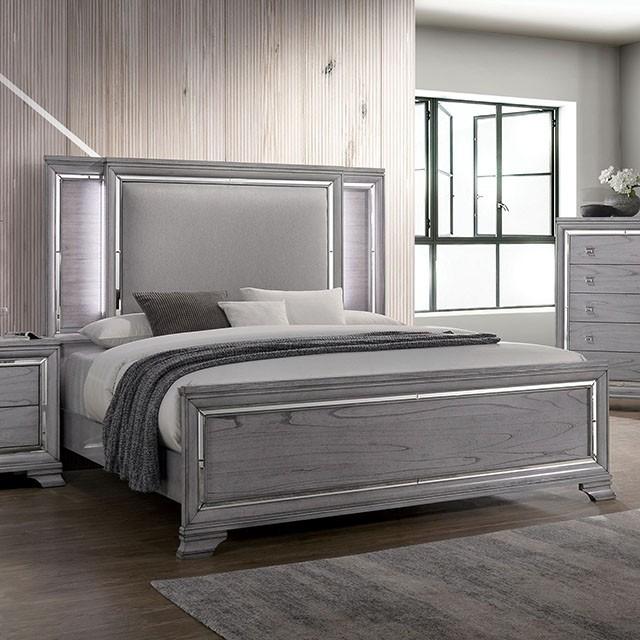 Alanis Light Gray Cal.King, E.King, & Queen Bed