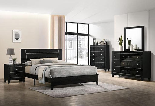 MAGDEBURG Cal.King Bed, Black image