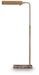 Ashley Furniture Yafe Floor Lamp with a tall, modern design featuring a sleek base and a fabric lampshade.