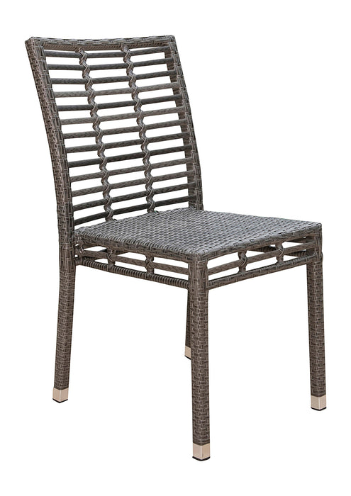 Panama Jack Graphite Set of 2 Stackable Side Chairs