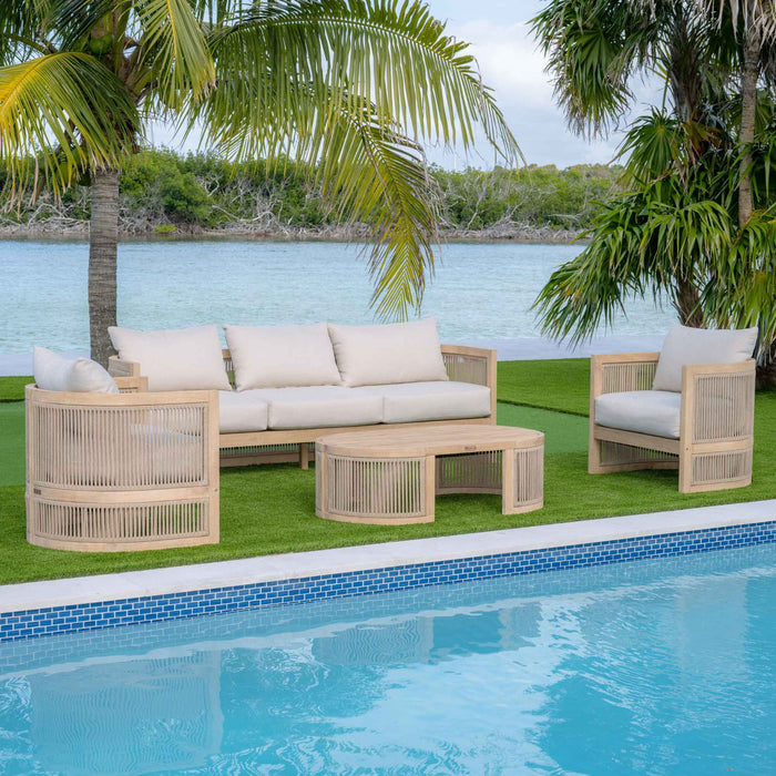 Panama Jack Cabo 4-Piece Sofa Seating Set
