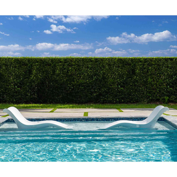 Panama Jack Set of 2 Wave In-Pool Chaise Lounger
