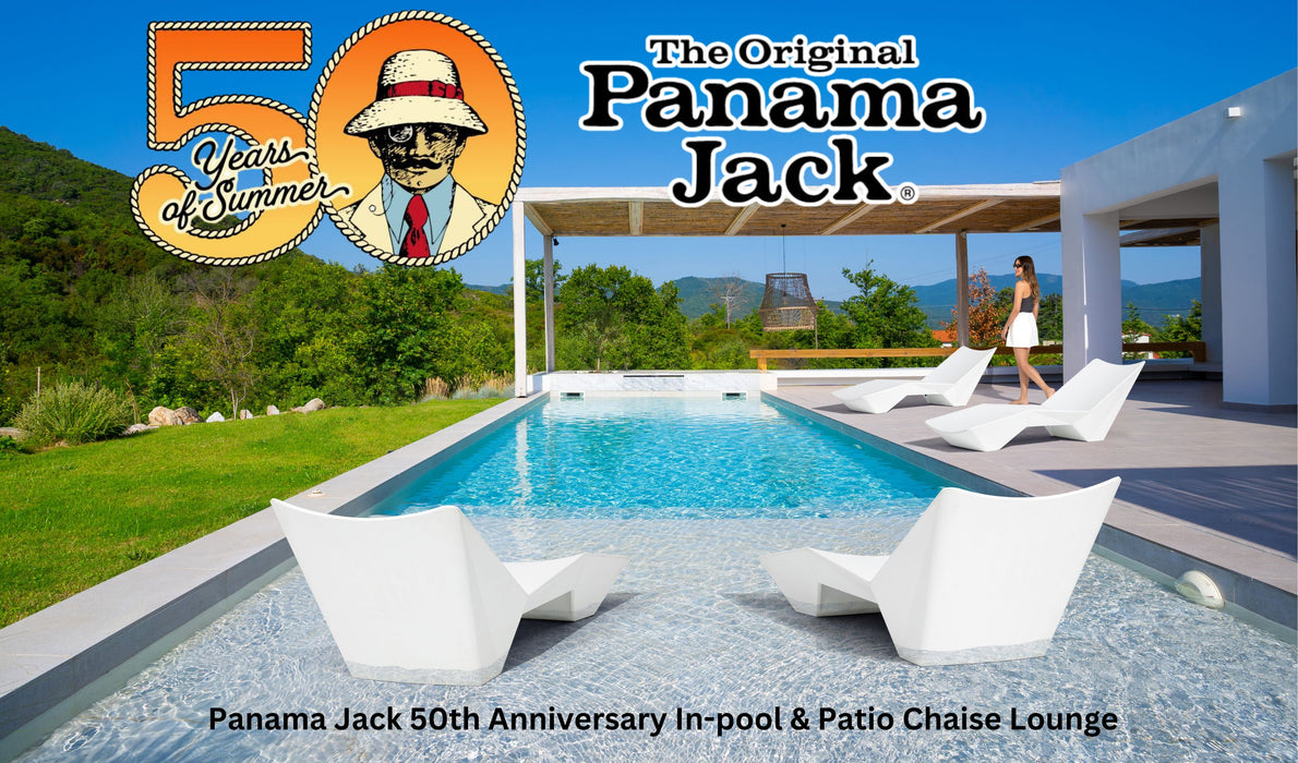 Panama Jack 50th Anniversary Chaise Lounge In-Pool or Deck