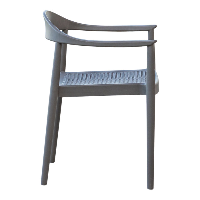 Kennedy Set of 2 Stackable Armchair-Cappuccino