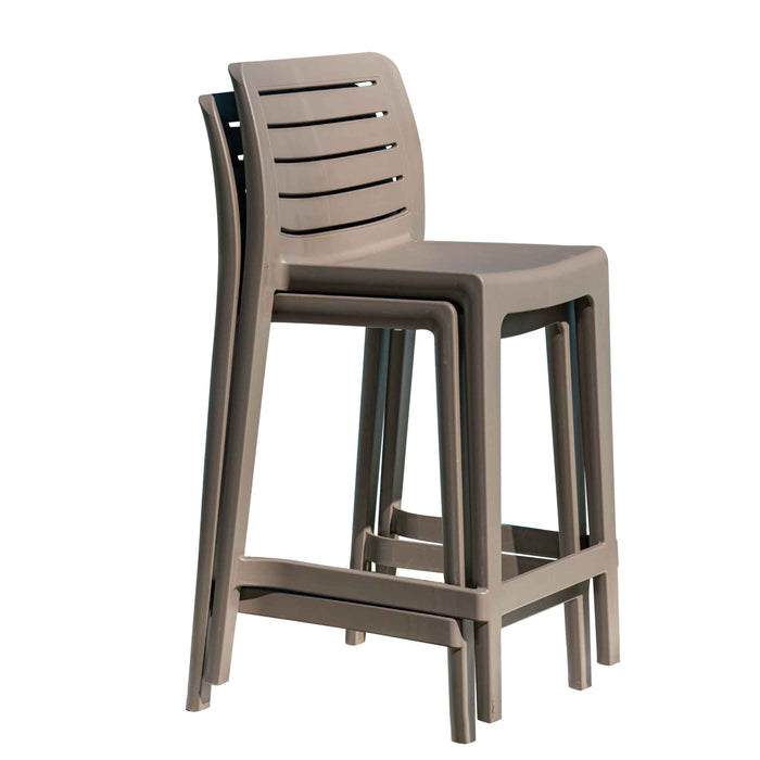 Leva Set of 2 Barstools - Cappucino