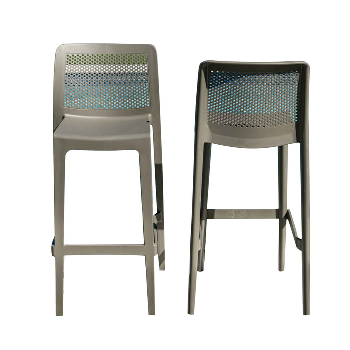 Lisa Set of 2 Barstools - Cappucino