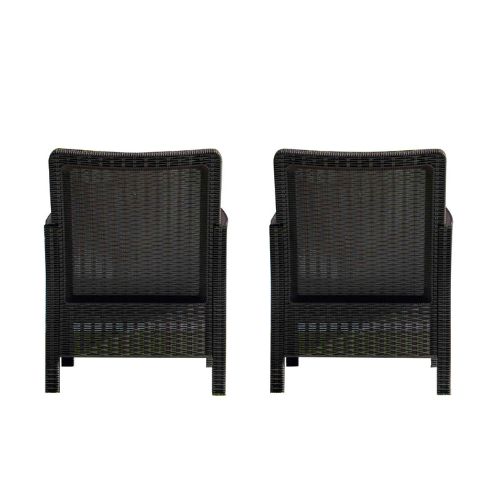 Nova Set of 2 Lounge Chairs W/Cushion