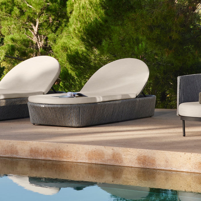 Boston Chaise Lounger with Sunbrella Cushion