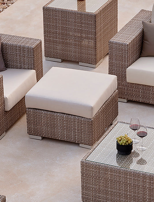 Paloma Ottoman with Sunbrella Cushion