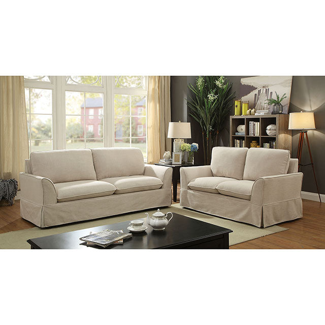 Maxine Love Seat Beige