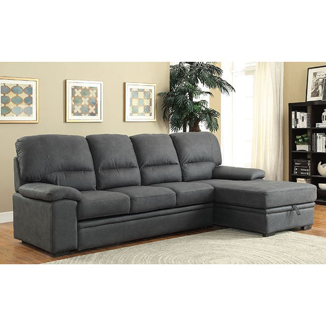 ALCESTER Graphite Sectional w/ Sleeper, Graphite image