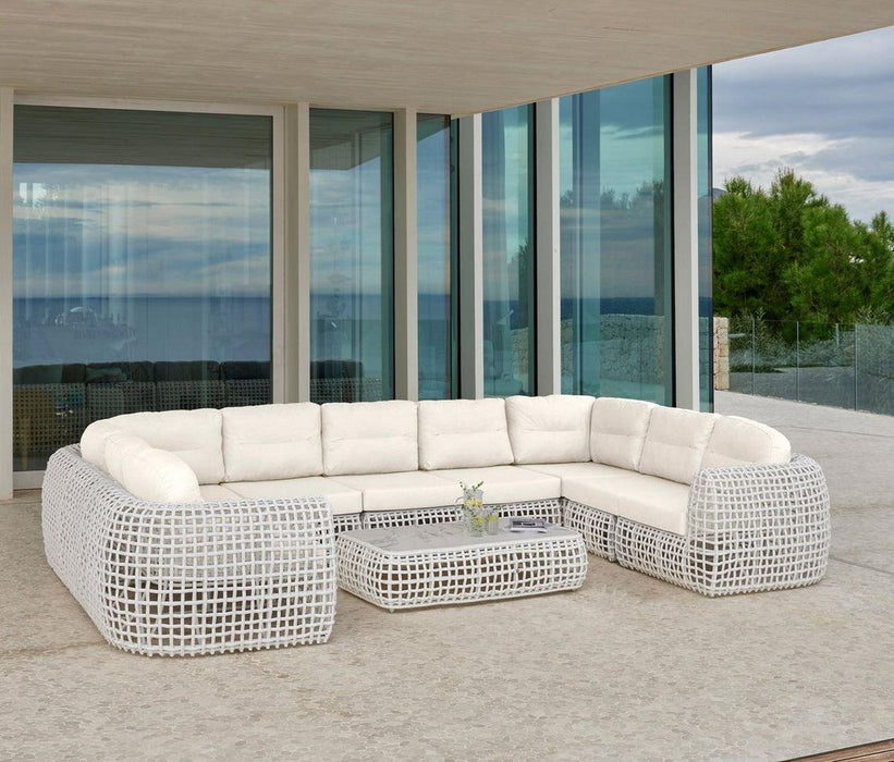 Dynasty 10-Piece Sectional Set with Sunbrella Cushions