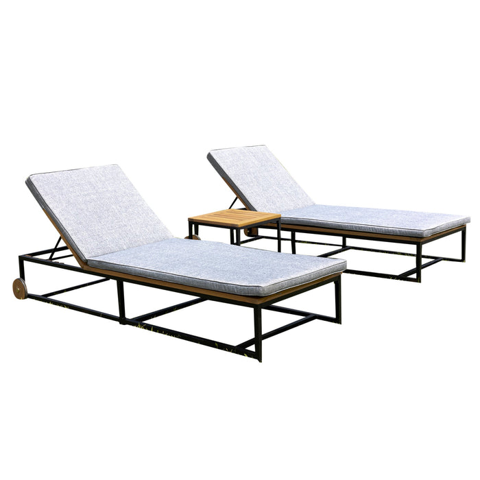 Panama Jack Lakewood 3-Piece Chaise Lounge Set