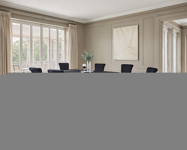 Horley 80" Dining Table, Silver Frame