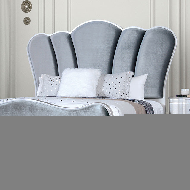 Melodi Parc E.King & Queen Bed Black & Silver