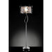 Elva Silver/Chrome Floor Lamp, Double Shade image