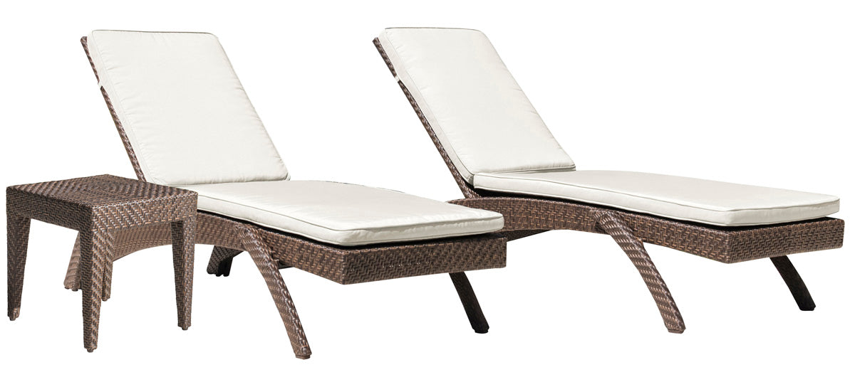 Panama Jack Oasis 3 PC Chaise Lounge with Cushions