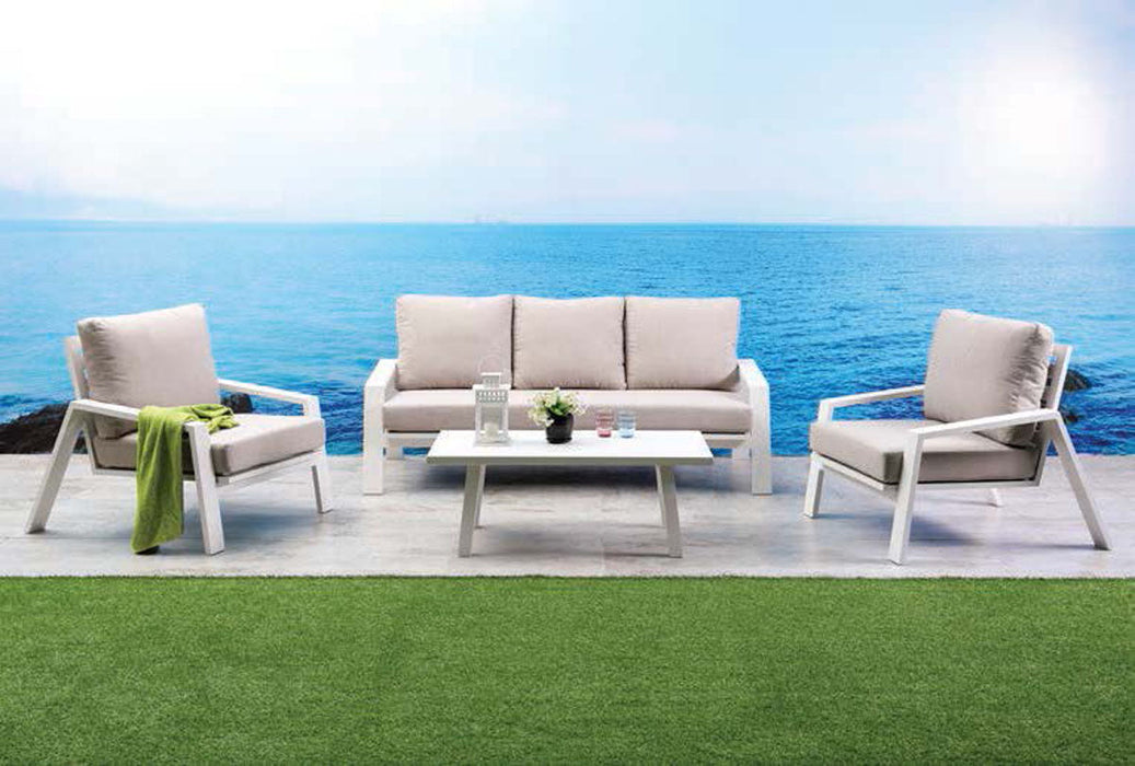 Panama Jack Mykonos 4 Pc Seating Set with Cushions