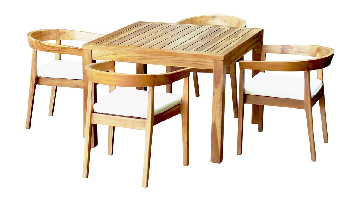 Panama Jack Bali Teak 5 Pc. Dining Set